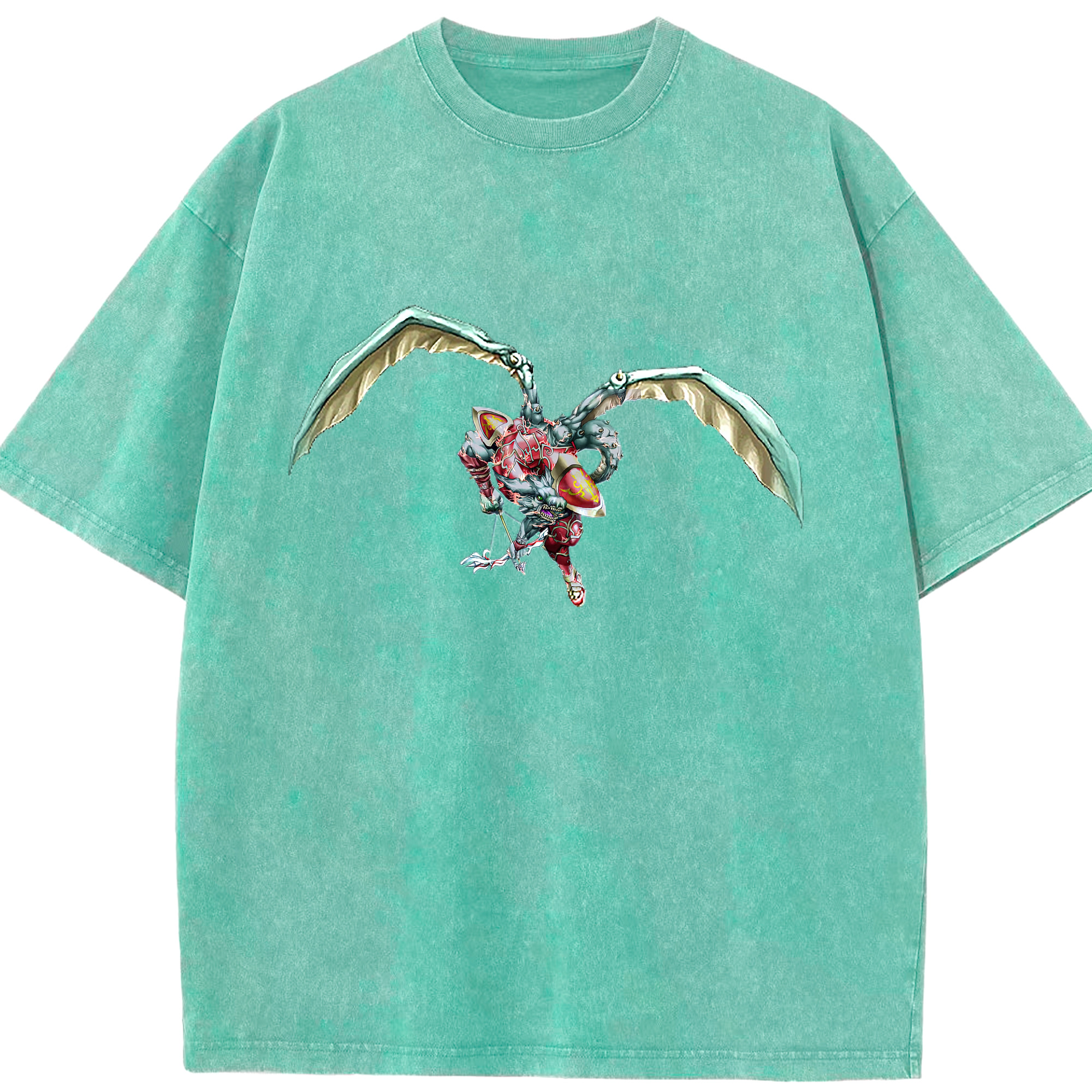 （画像用） 遊☆戯☆王 Yu-Gi-Oh! 綿100% ヴィンテージ風 半袖Tシャツ（フロントプリント）